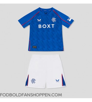 Rangers Hjemmebanetrøje Børn 2024-25 Kortærmet (+ Korte bukser)